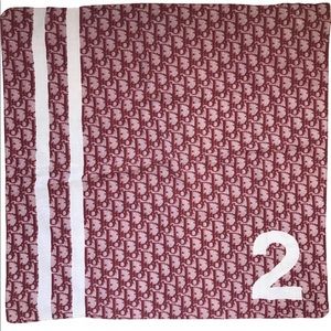 Dior Vintage Monogram Silk Scarf